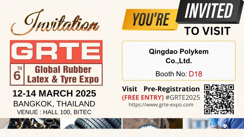 Ang Polykem ay ihaharap sa 2025 Global Rubber, Latex & Tyre Expo sa Bangkok