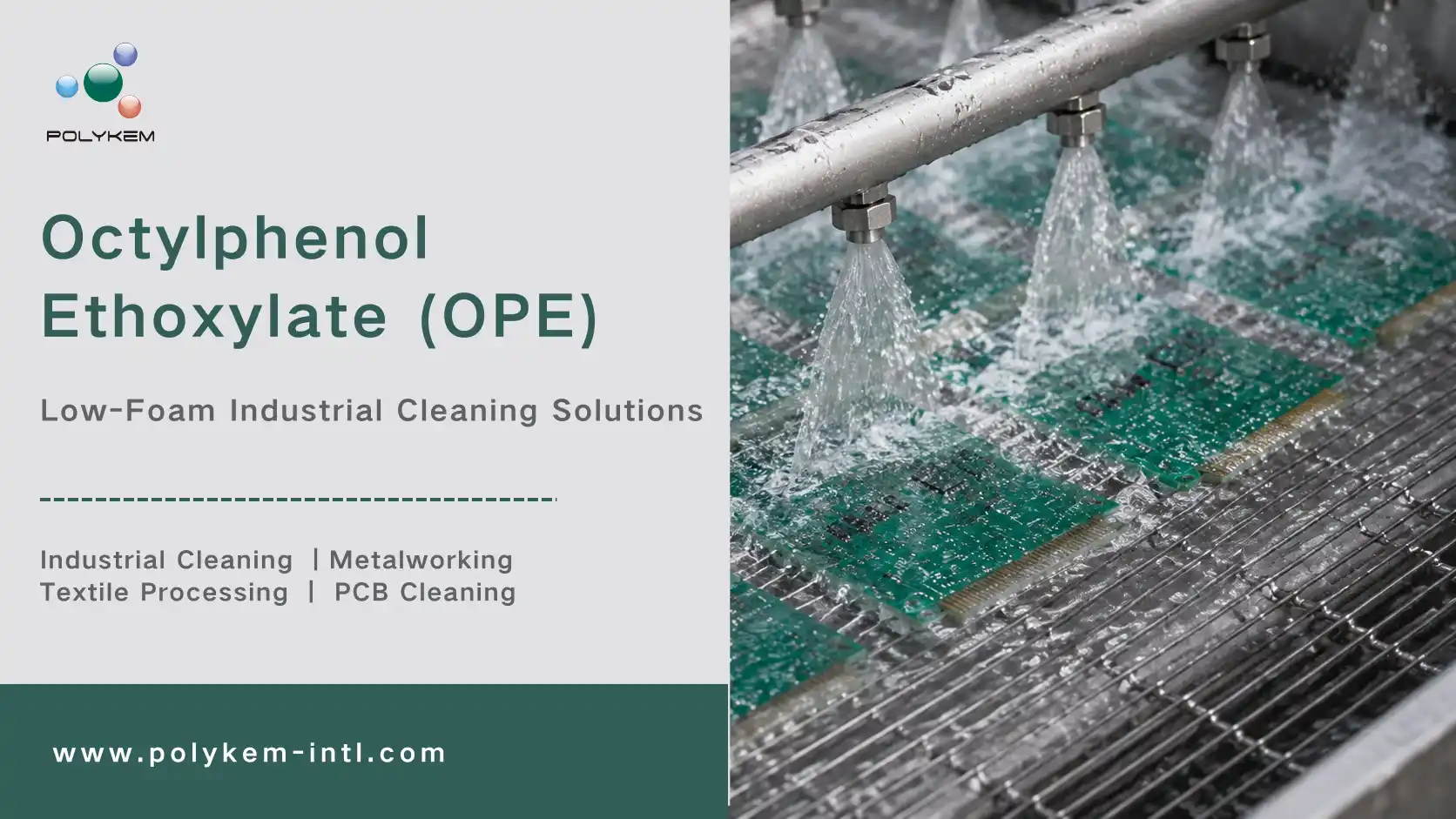 Bakit Ginagamit ang Octylphenol Ethoxylate sa Low-Foam Industrial Cleaning System