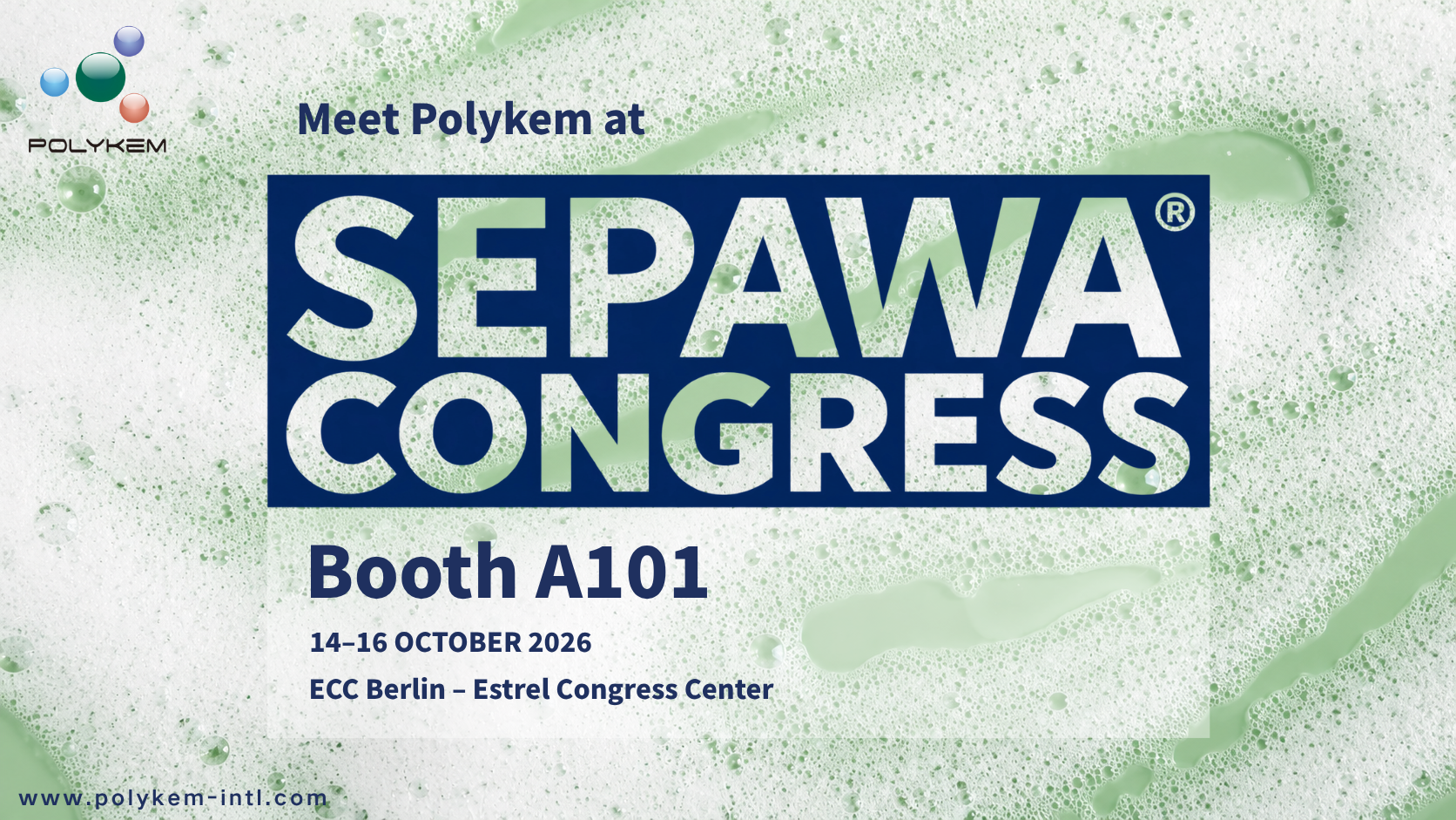 Polykem to Exhibit sa SEPAWA Congress 2026 – Bisitahin ang Booth A101
