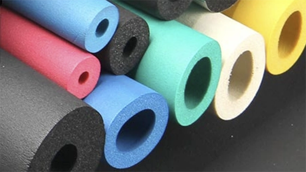 Rubber plastic foaming